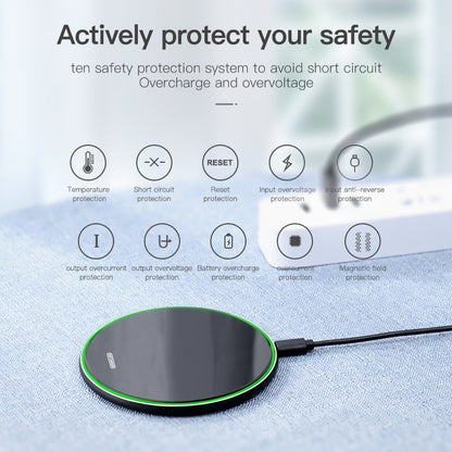 Mobile phone wireless charger fast charge - AFFORDABLE MARKET