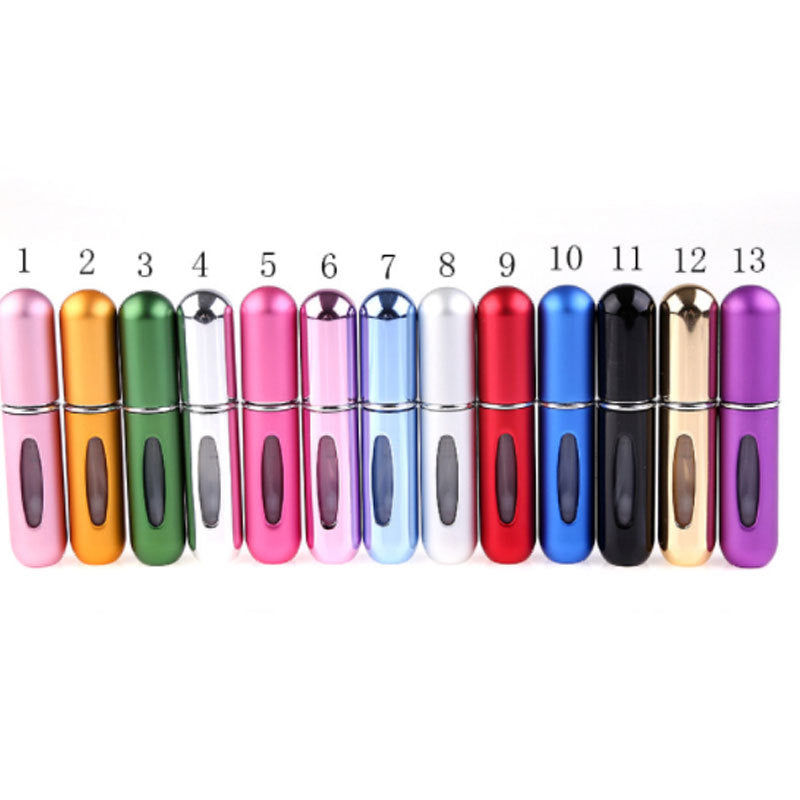 Mini Portable Refillable 8ml 5ml Perfume Aluminum Atomizer Spray Cosmetic Bottle - AFFORDABLE MARKET