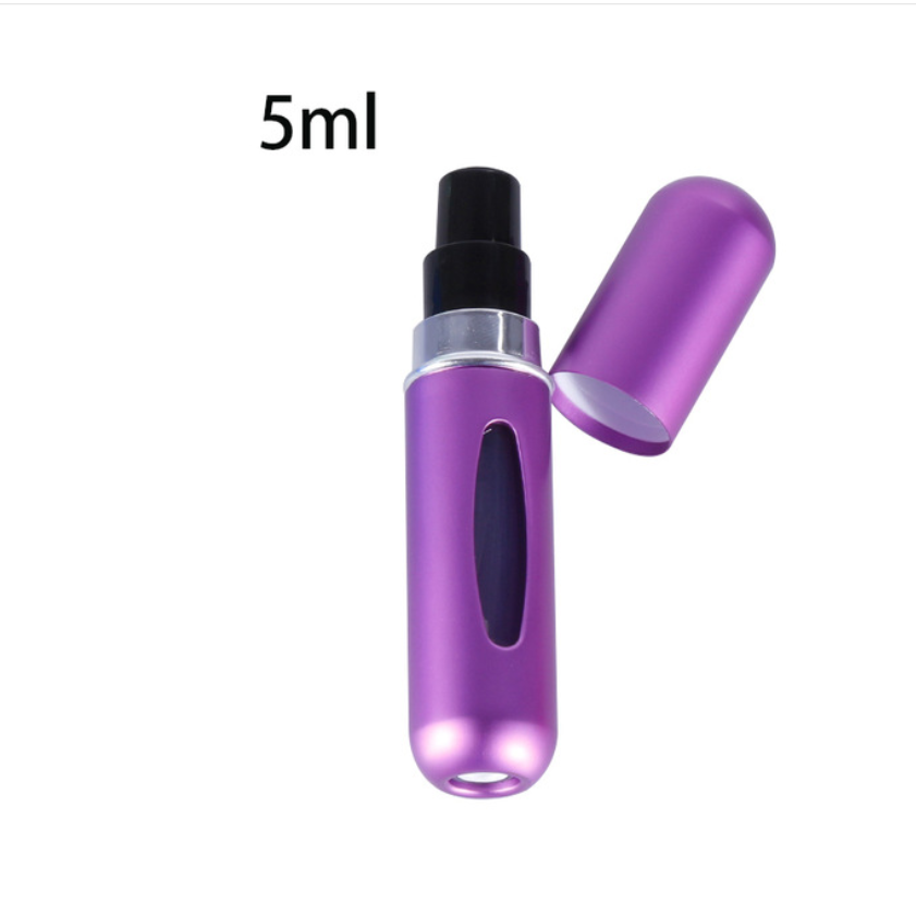 Mini Portable Refillable 8ml 5ml Perfume Aluminum Atomizer Spray Cosmetic Bottle - AFFORDABLE MARKET