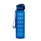 Tritan Water Bottle With Time Marker and Leakproof Cup