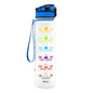 Tritan Water Bottle With Time Marker and Leakproof Cup