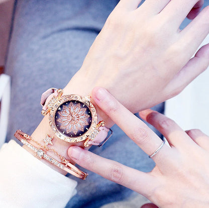 Full Diamond Watch Female Fashion Trend Waterproof Simple Female Watch - AFFORDABLE MARKET