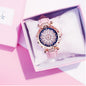 Full Diamond Watch Female Fashion Trend Waterproof Simple Female Watch - AFFORDABLE MARKET