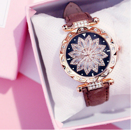 Full Diamond Watch Female Fashion Trend Waterproof Simple Female Watch - AFFORDABLE MARKET