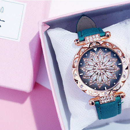 Full Diamond Watch Female Fashion Trend Waterproof Simple Female Watch - AFFORDABLE MARKET