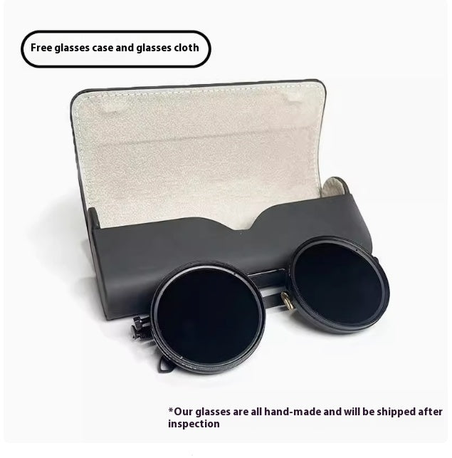Round Adjustable Polarized Sunglasses