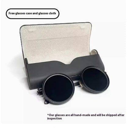 Round Adjustable Polarized Sunglasses