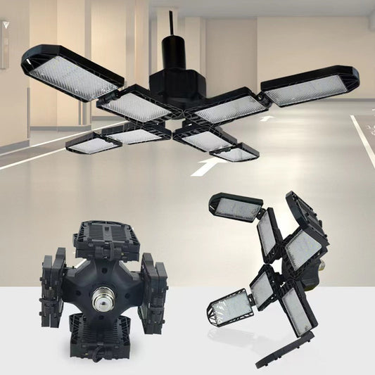 Folding Leaf Deformation Lamp Warehouse Garage Light - AFFORDABLE MARKET