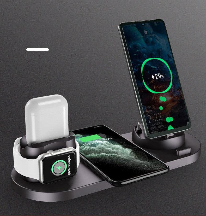 Six-in-one wireless charger for mobile phones - AFFORDABLE MARKET