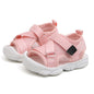 Girls' Solid Color Velcro Korean Style Sandals - AFFORDABLE MARKET