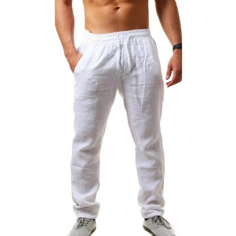 Men's Summer Linen Trousers