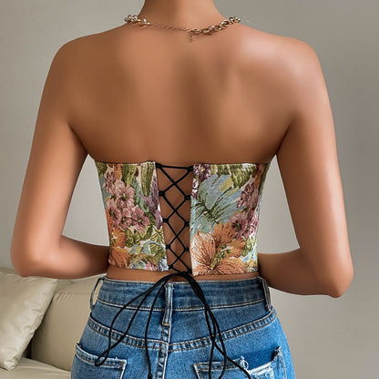 Women's Floral Print Vest Top