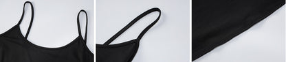Spaghetti Strap Sexy Slim Long Dress