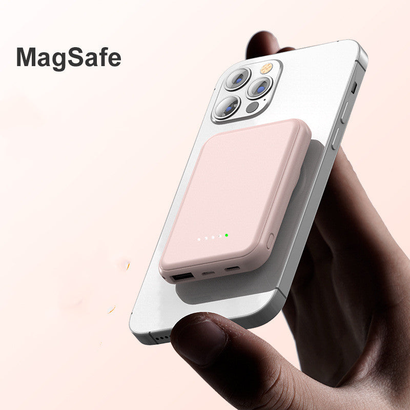 Mini Fast Charging Magnetic Wireless Power Bank 5000 MAh Portable - AFFORDABLE MARKET