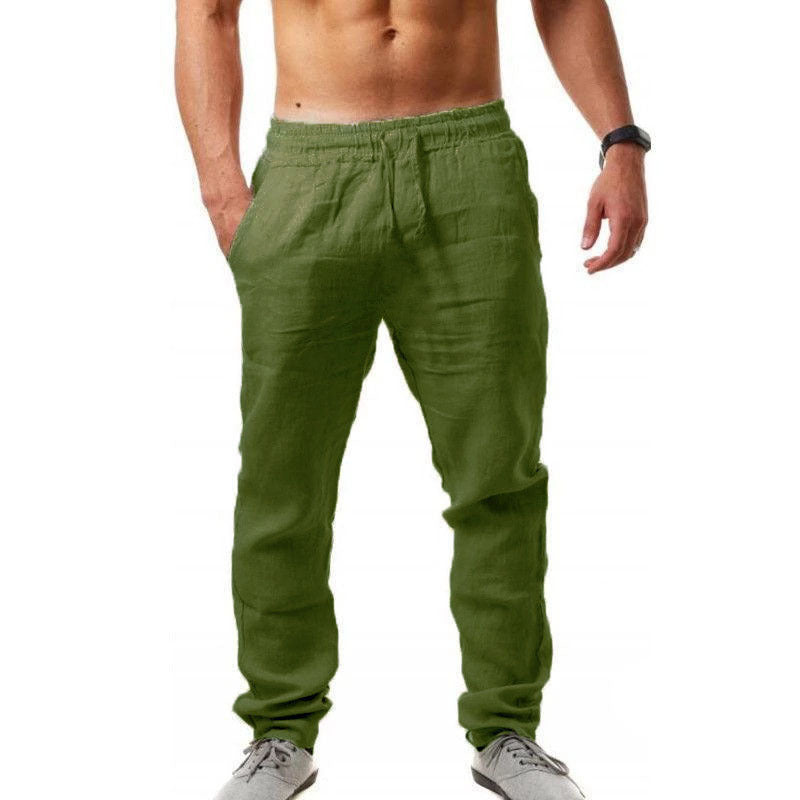 Men's Summer Linen Trousers