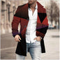 Men's Woolen Stand Collar Mid-length Casual Coat - AFFORDABLE MARKET