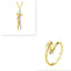 Couple Love Hug Necklace
