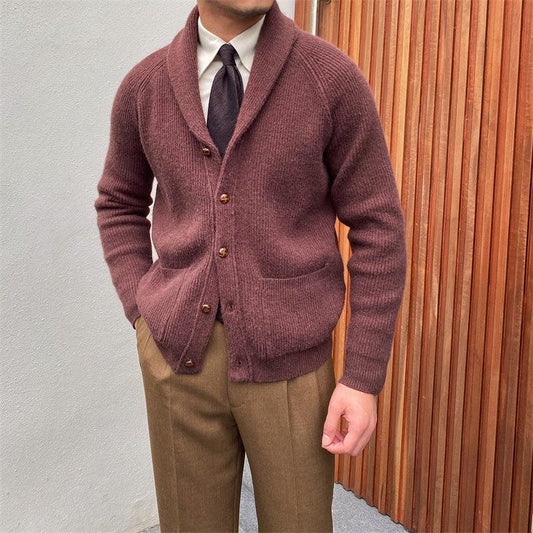 Thick Vintage Knitted Cardigan For Men Retro - AFFORDABLE MARKET