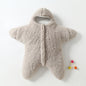 Baby Starfish Lamb Velvet Sleeping Bag Comfortable Newborn Baby Male And Female Baby Outing Winter Quilt Plus Cotton Thickening - AFFORDABLE MARKET