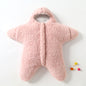 Baby Starfish Lamb Velvet Sleeping Bag Comfortable Newborn Baby Male And Female Baby Outing Winter Quilt Plus Cotton Thickening - AFFORDABLE MARKET