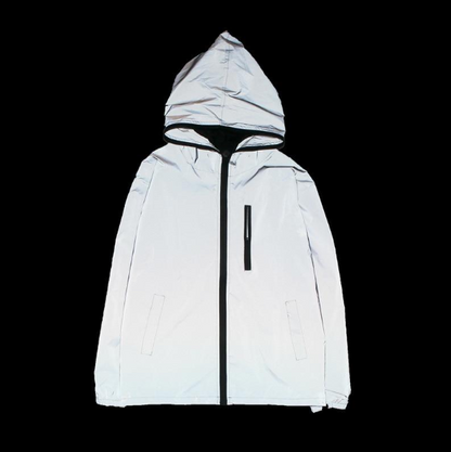 Men's Spring And Autumn Full Reflective Windbreaker Waterproof Jacket Men's High Street - AFFORDABLE MARKET