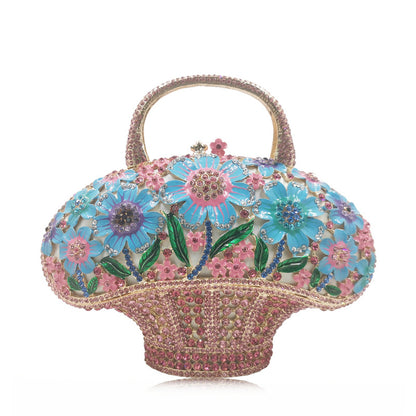Women's Flower Diamond Mini Bag