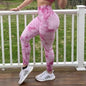 Tie Dye Leggings Women Fitness Yoga Pants Seamless Push Up Workout Tights Gym Sports Legging - AFFORDABLE MARKET