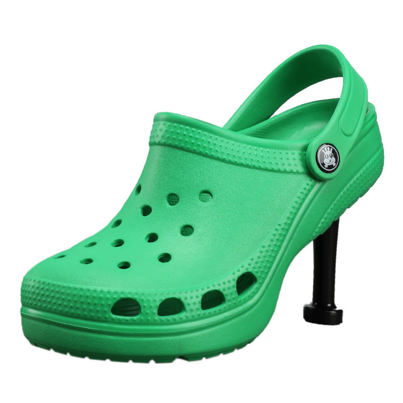 BALENCIAGA Style High-Heeled x Crocs