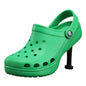 BALENCIAGA Style High-Heeled x Crocs