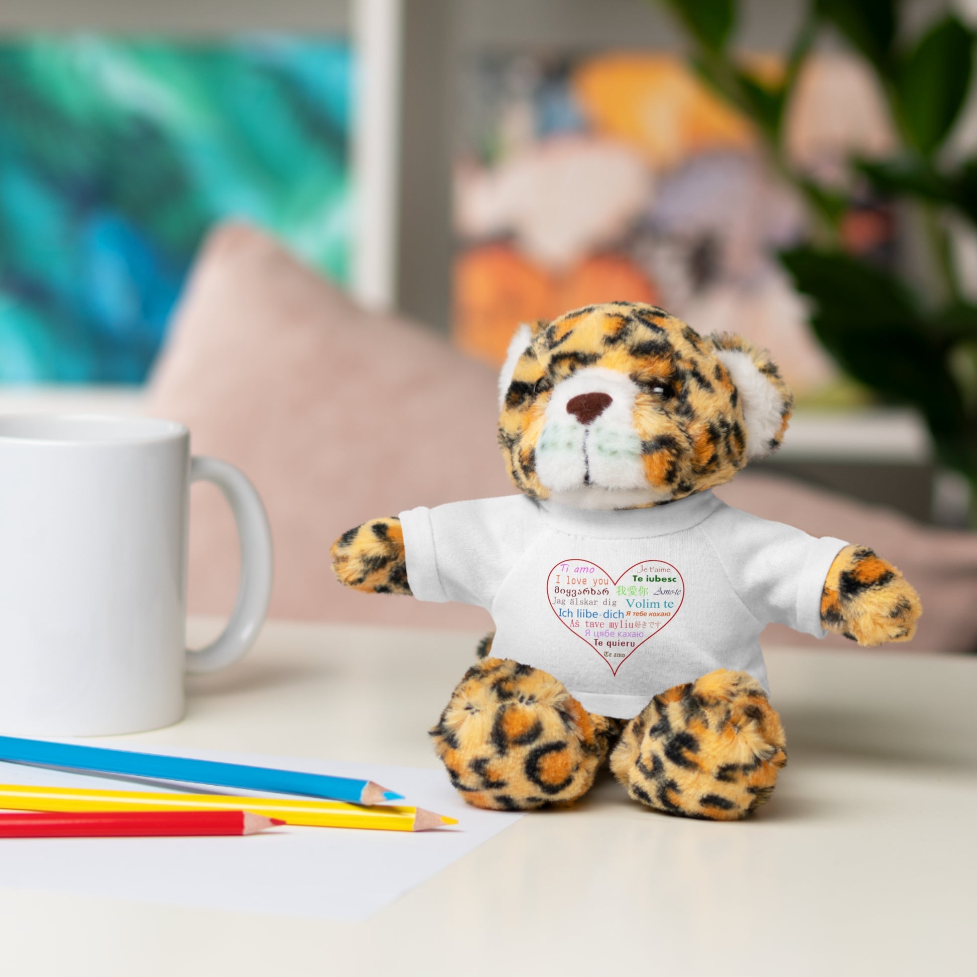 Stuffed Animals with "I Love You" in Different Languages - AFFORDABLE MARKET