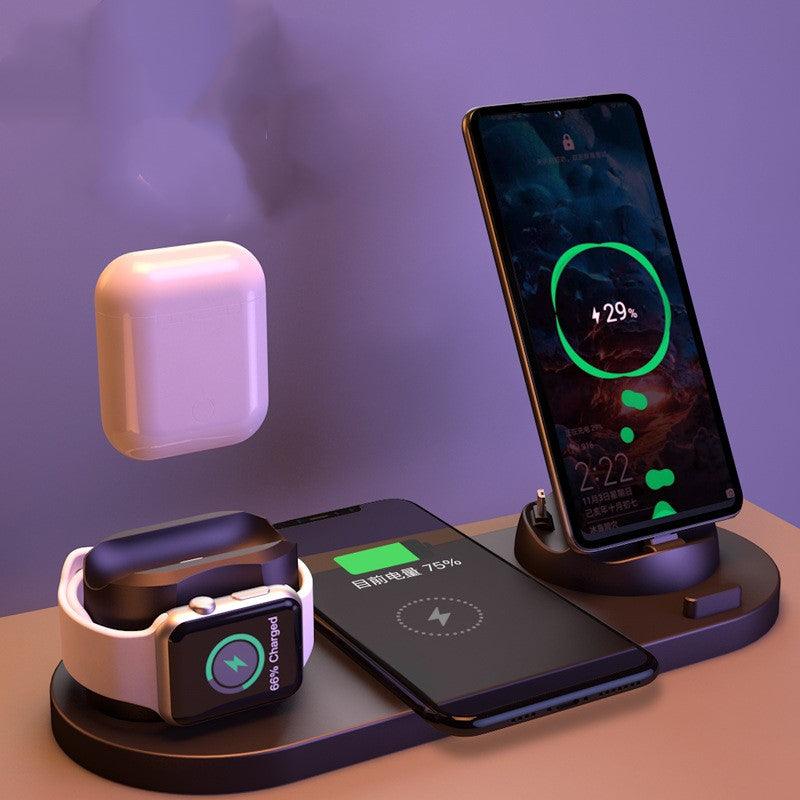 Six-in-one wireless charger for mobile phones - AFFORDABLE MARKET