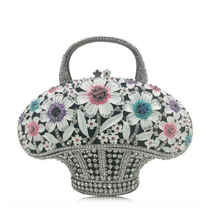 Women's Flower Diamond Mini Bag