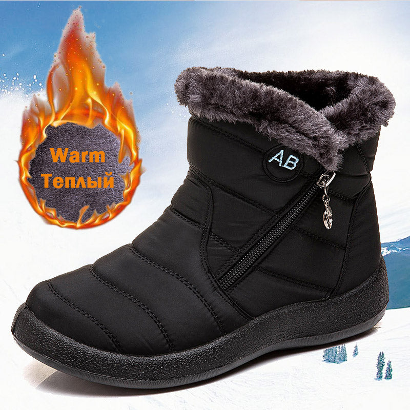 Waterproof boots warm XL snow boots - AFFORDABLE MARKET