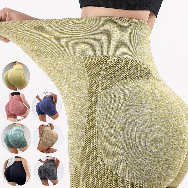 Fitness Yoga Shorts Pants Butt Lifting Seamless Leggings Women Gym - AFFORDABLE MARKET