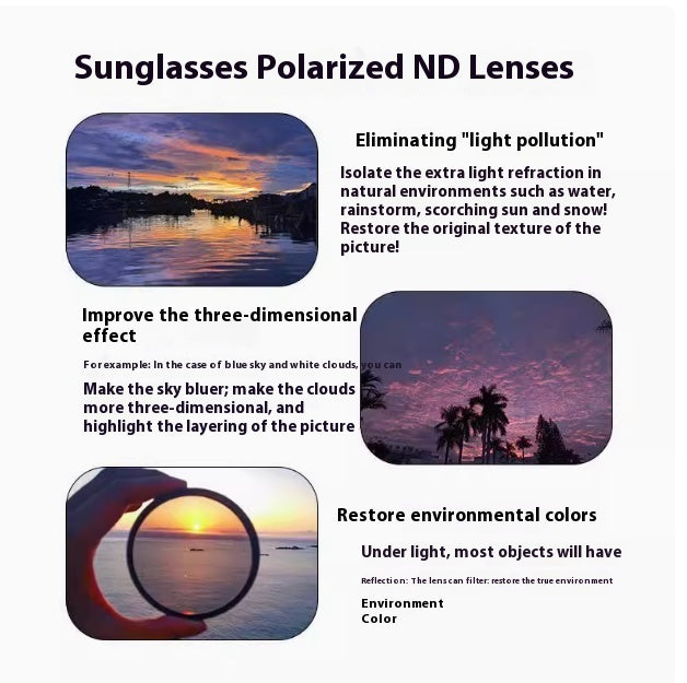Round Adjustable Polarized Sunglasses