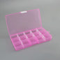 Plastic 15 compartment transparent storage box - AFFORDABLE MARKET