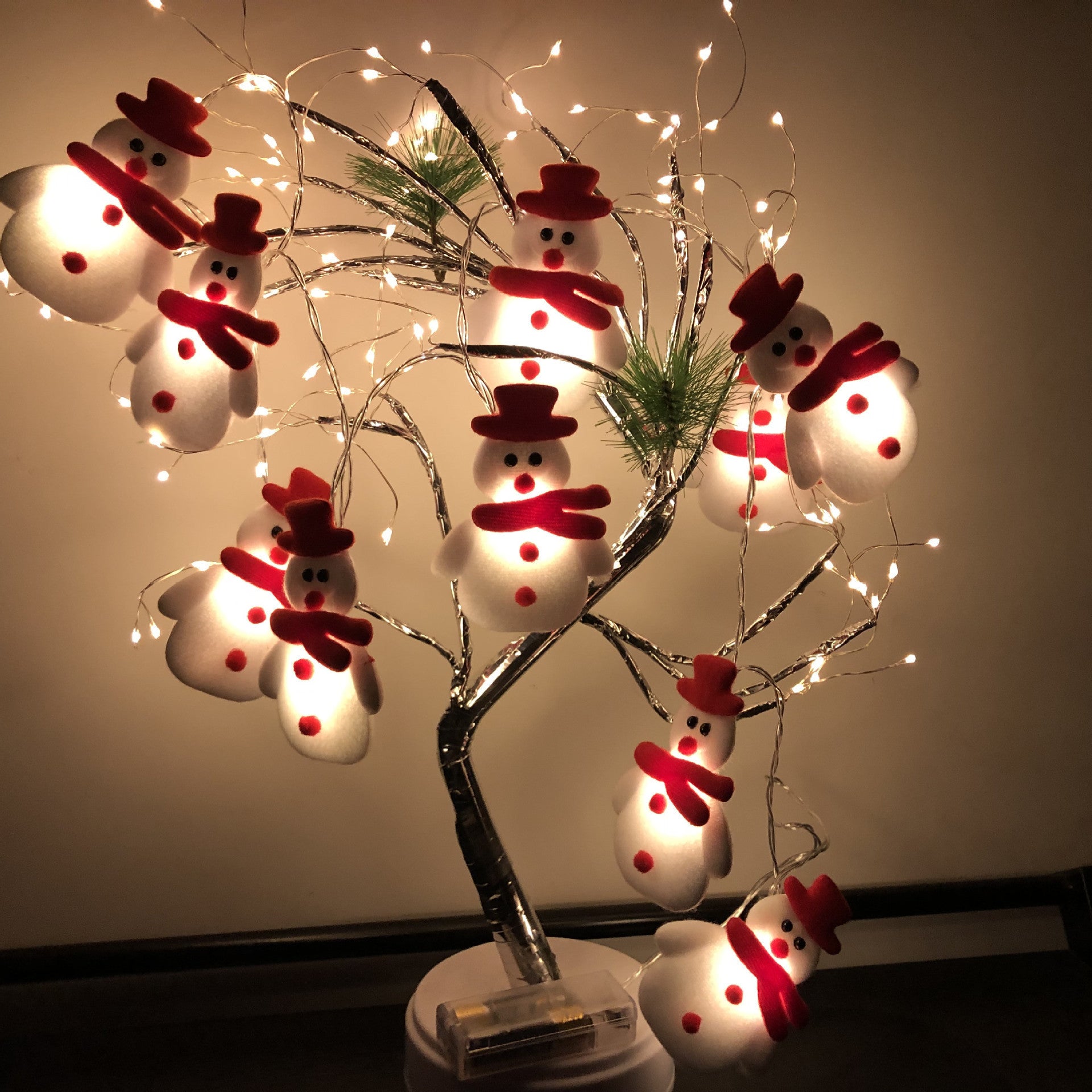 Christmas Snowman LED Light String Elk - AFFORDABLE MARKET