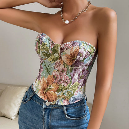 Women's Floral Print Vest Top