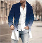 Men's Woolen Stand Collar Mid-length Casual Coat - AFFORDABLE MARKET