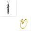 Couple Love Hug Necklace