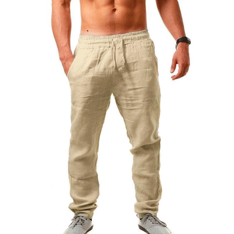 Men's Summer Linen Trousers