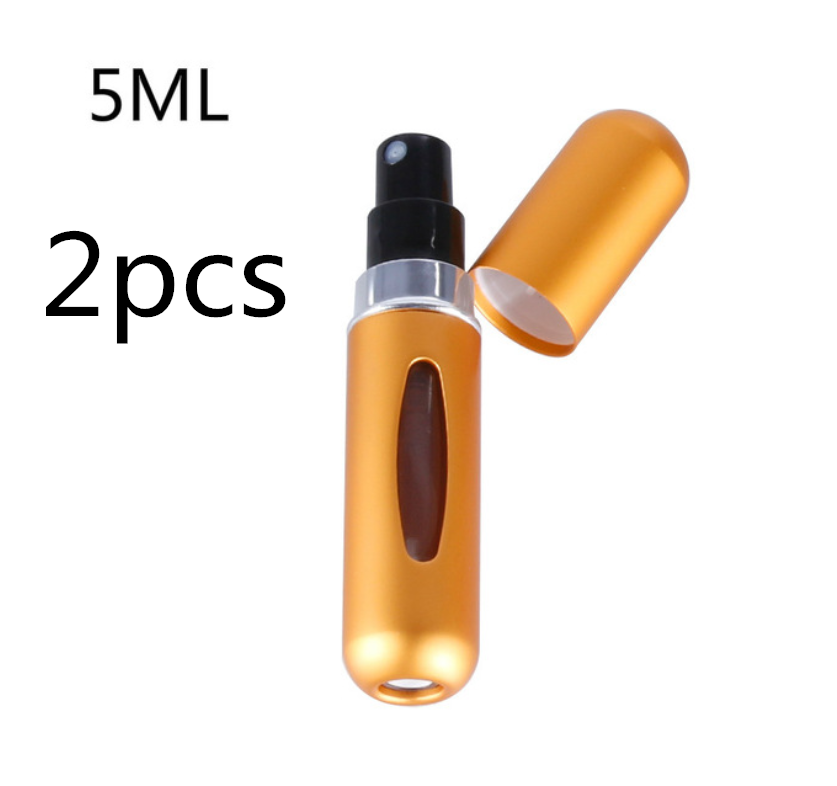 Mini Portable Refillable 8ml 5ml Perfume Aluminum Atomizer Spray Cosmetic Bottle - AFFORDABLE MARKET