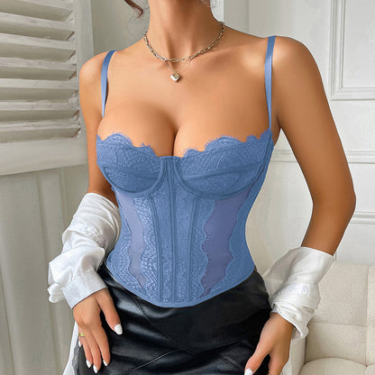 Women Summer Sleeveless Corset Top