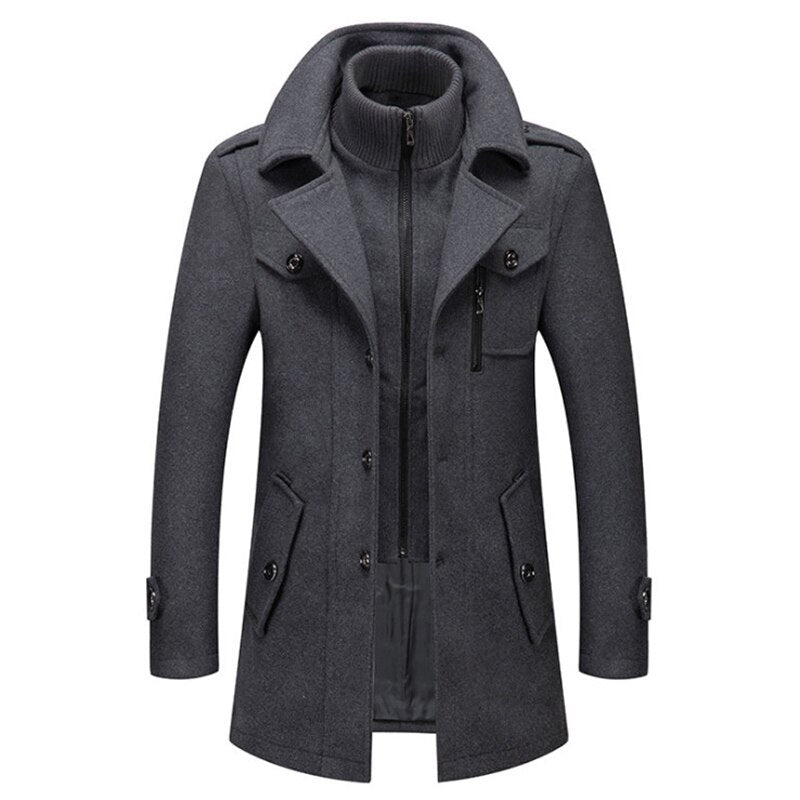 Cold-resistant plus cotton woolen men's jacket - AFFORDABLE MARKET