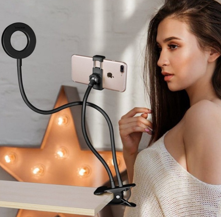 LED Selfie Ring Light for Live Adjustable Makeup Light-8cm Stand - AFFORDABLE MARKET