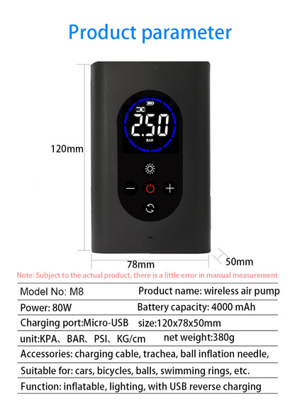 Portable Air Compressor Inflator