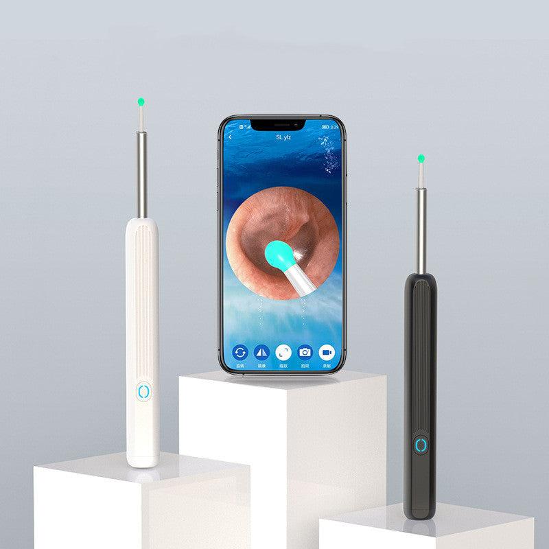 NE3 Ear Cleaner Otoscope Ear Wax Removal Tool With Camera LED Light Wireless Ear Endoscope Ear Cleaning Kit For I-phone - AFFORDABLE MARKET