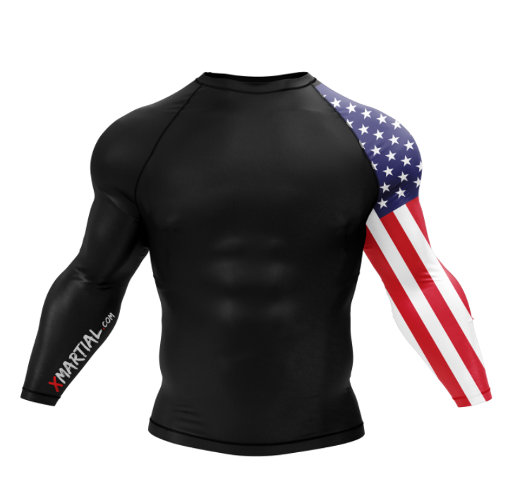 AMERICAN WARRIOR RASH GUARD - AFFORDABLE MARKET