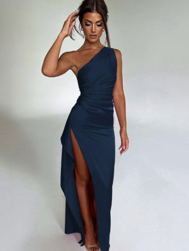 Women's One-shoulder Backless Sexy Dress