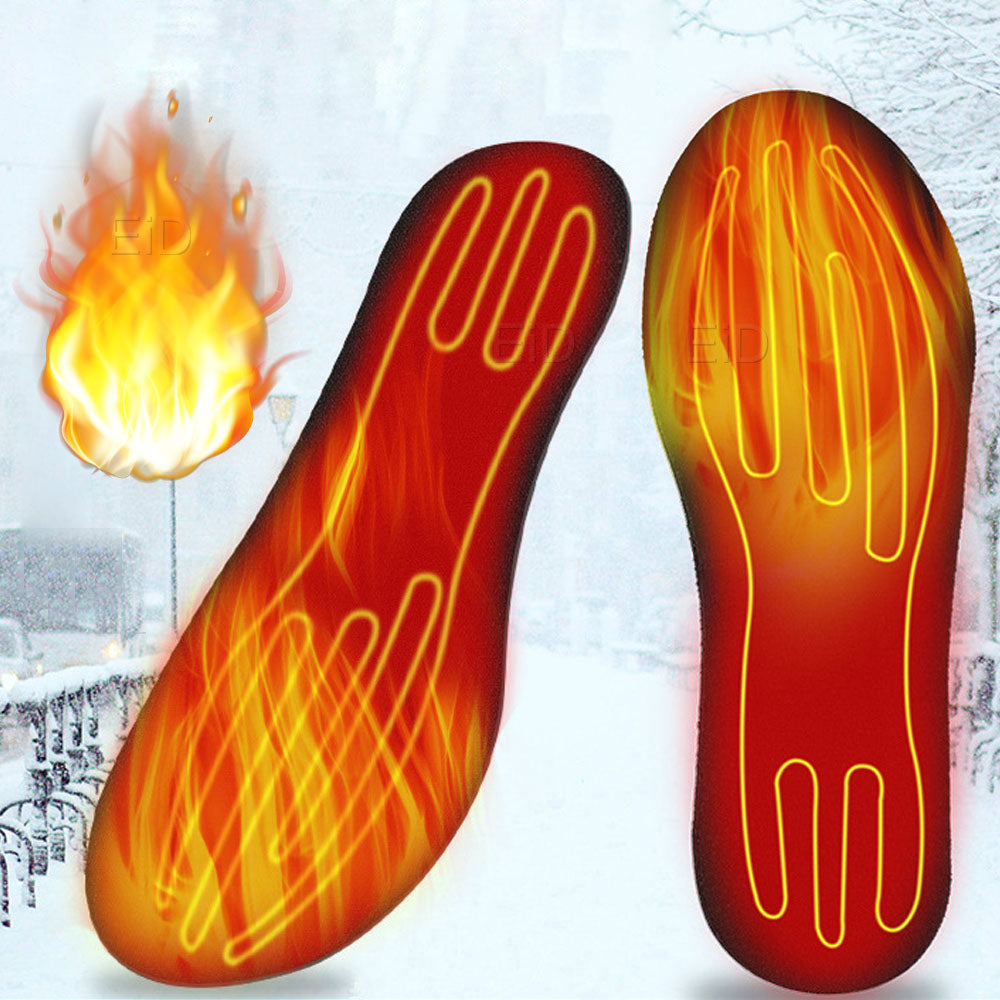 USB Heated Shoes Insoles Can Be Cut Winter Warm Heating Insoles Pad Feet For Boots Sneaker Shoes - AFFORDABLE MARKET